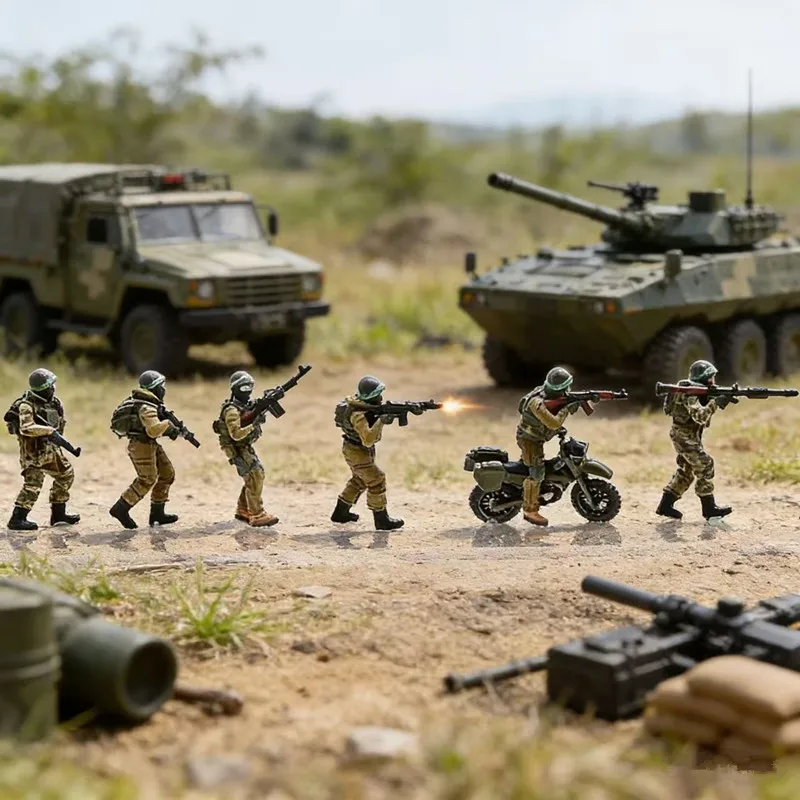 

Новая миниатюрная кукла из смолы, 1/72, элитная команда Ближнего Востока, 6 человек, сделай сам, сцена с игрушкой, портативные коллекционные предметы и украшения