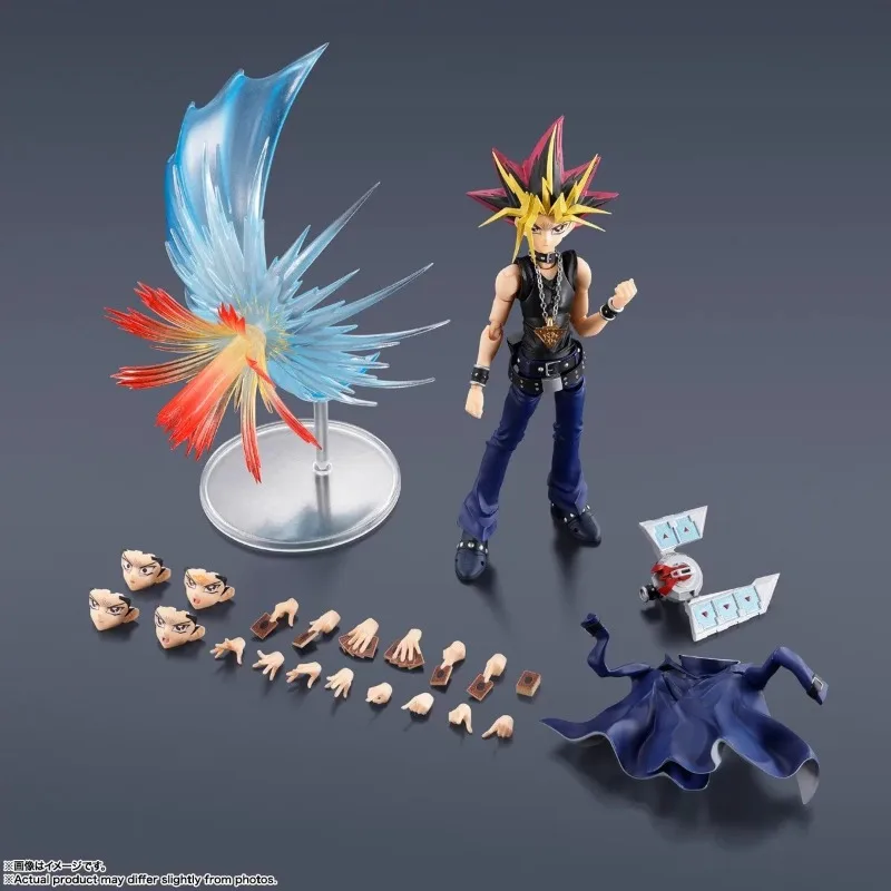 Bandai original genuíno shfiguarts shf yami yugi YU-GI-OH figuras de ação anime brinquedos meninos meninas crianças presente modelo ornamentos