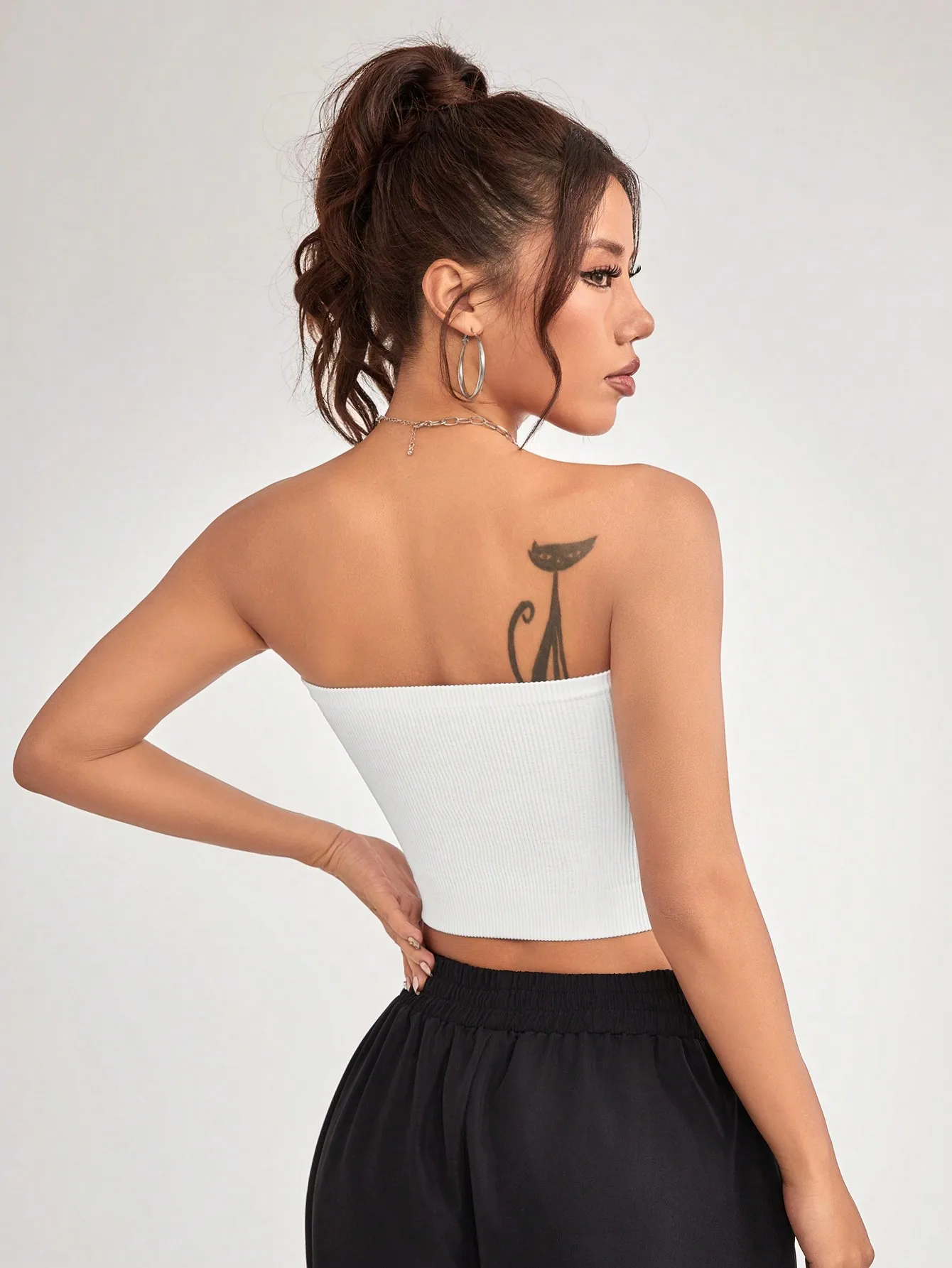 Women's Workout Top Zara Ribbed