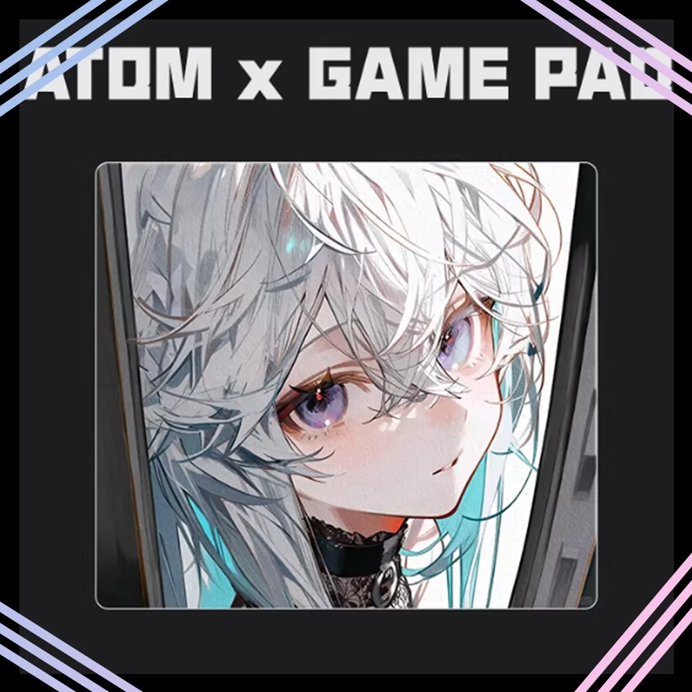 

Игровой коврик для мыши ATOM Resin, для FPS, скорости и точности, нескользящий, водонепроницаемый, для CSGO, APEX, Valorant, аксессуары для ПК, подарки