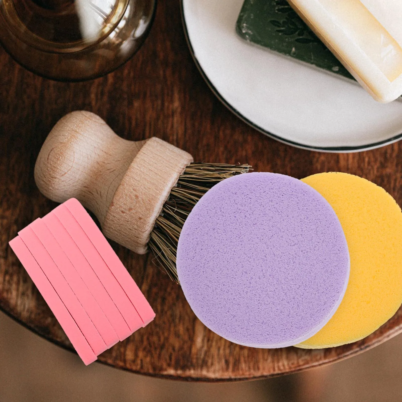 120 個顔角質除去フェイシャルスポンジ女性のためのオイルコントロールメイク落とし敏感肌クレンジングパッド美容供給