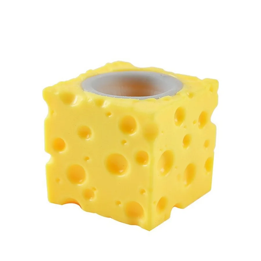 Douyin, the same style, decompression, cute cheese, mouse cup, pinching, squeezing, venting, squirrel cup, decompression toys w - Detail 1