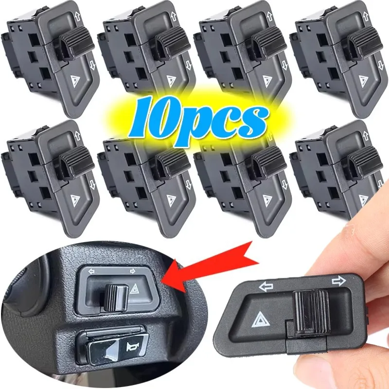 

Motorcycle Warning Light Dual Flash Switch Plastic Indicator Light Button Turn Signal Starter Vehicle Modification Accessories