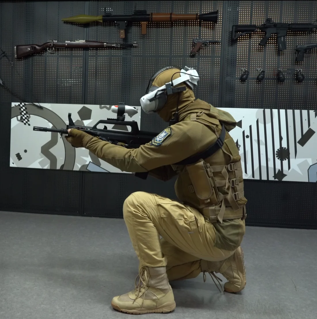 Mixed Reality Shooting Game System VR AR Multiplayer Shooting Device