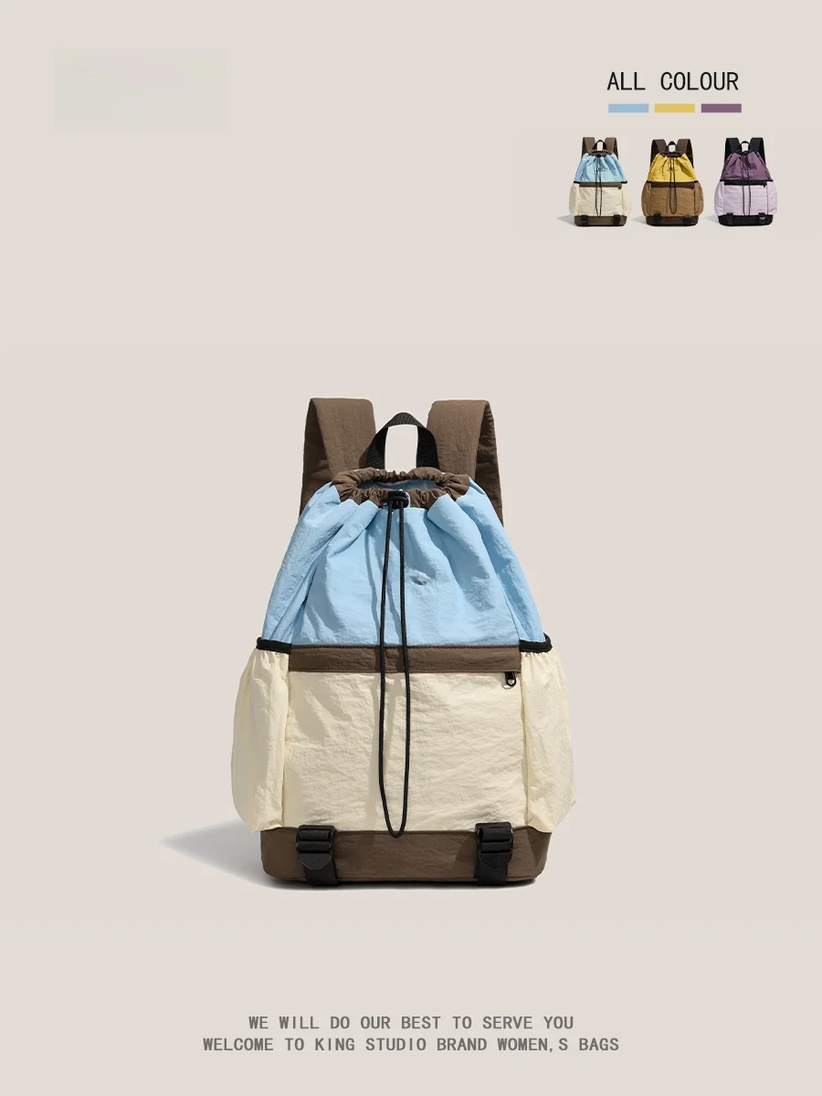 MGZ Outdoor Sport Backpack Lightweight Travel Women's Bag Fashionable Crossbody Bag Youth Travel Bag Soft Material Inner Patc...