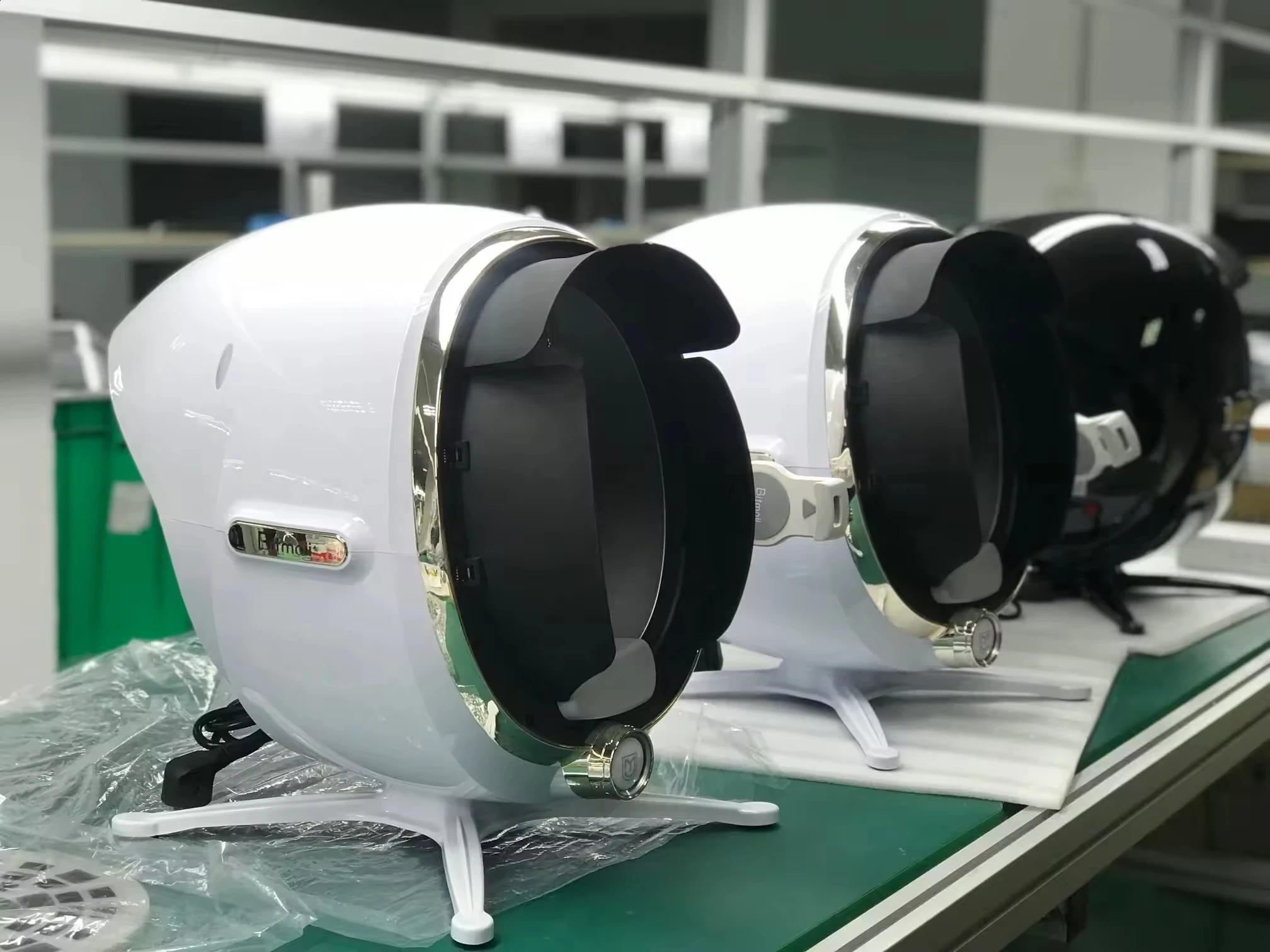 3D الجلد الماسح الضوئي العناية بالوجه محلل رصد آلة مرآة سحرية المحمولة اختبار الإنجليزية كاشف كاميرا الوجه اختبار التحليل