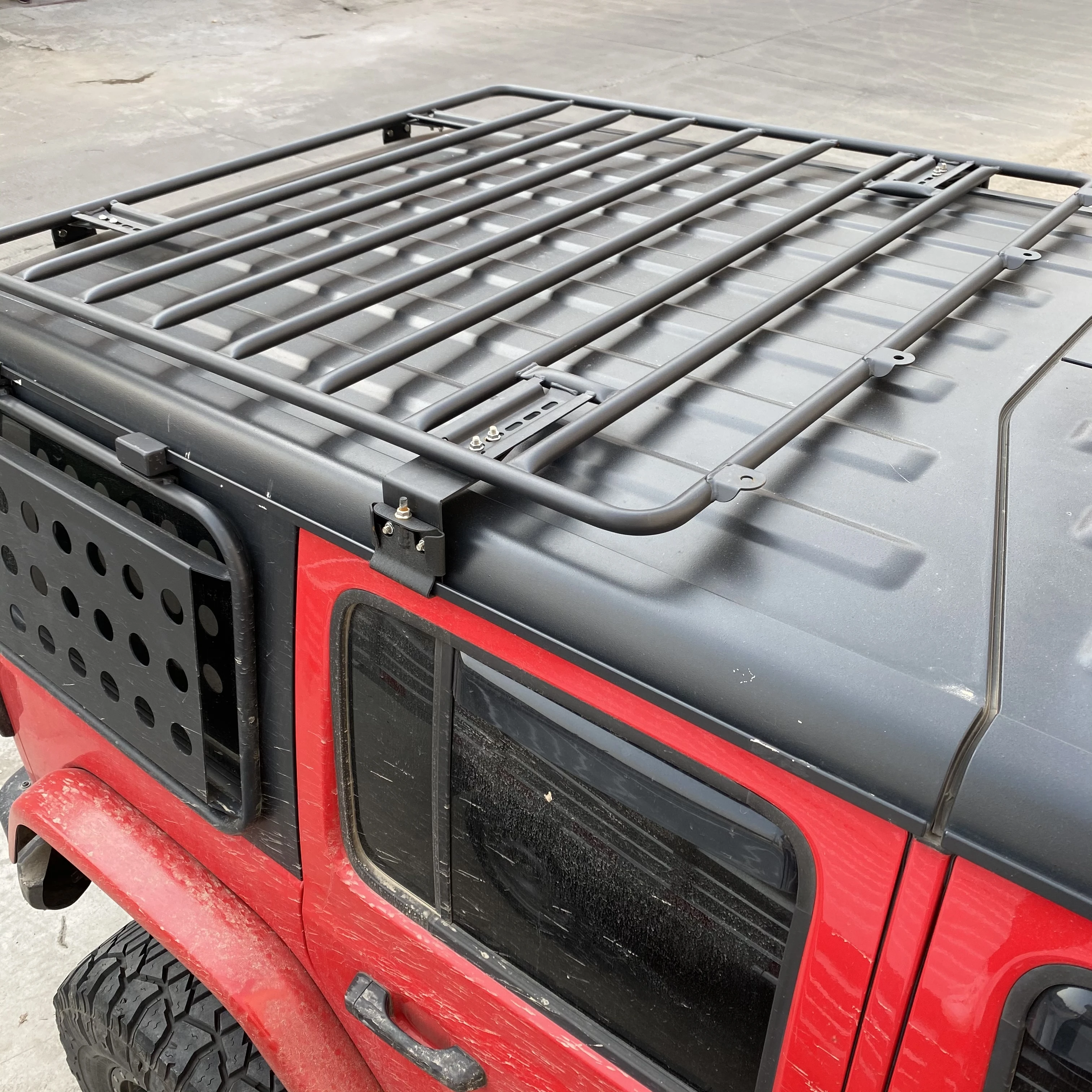 Aluminum Cargo Carrier Roof Rack for Wrangler JL 4Door