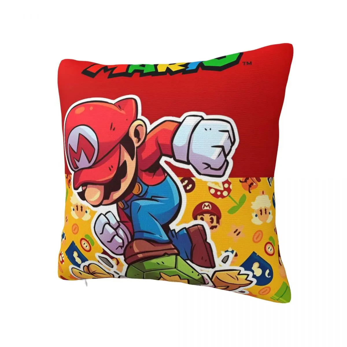 Super Cartoon M-Marios Pillow Cover Morden Pillow Case For Sofa Car Home Decor Cushion Cover Square Custom Pillowcases Gift