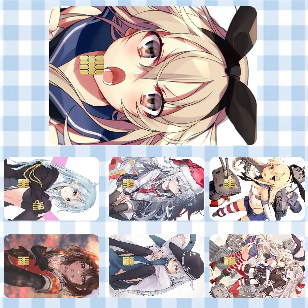 

Kantai Collection Kankore Sticker Film Tape Skin for Credit Card Debit Card Waterproof Stickers