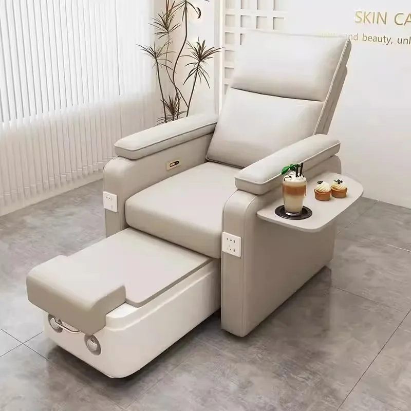 Nail Art Reclining Chair, Electric Multi-functional Foot and Eyelash Beauty Sofa Chair, Foot Bath Sofa Chair, Nail Art Foot Sofa