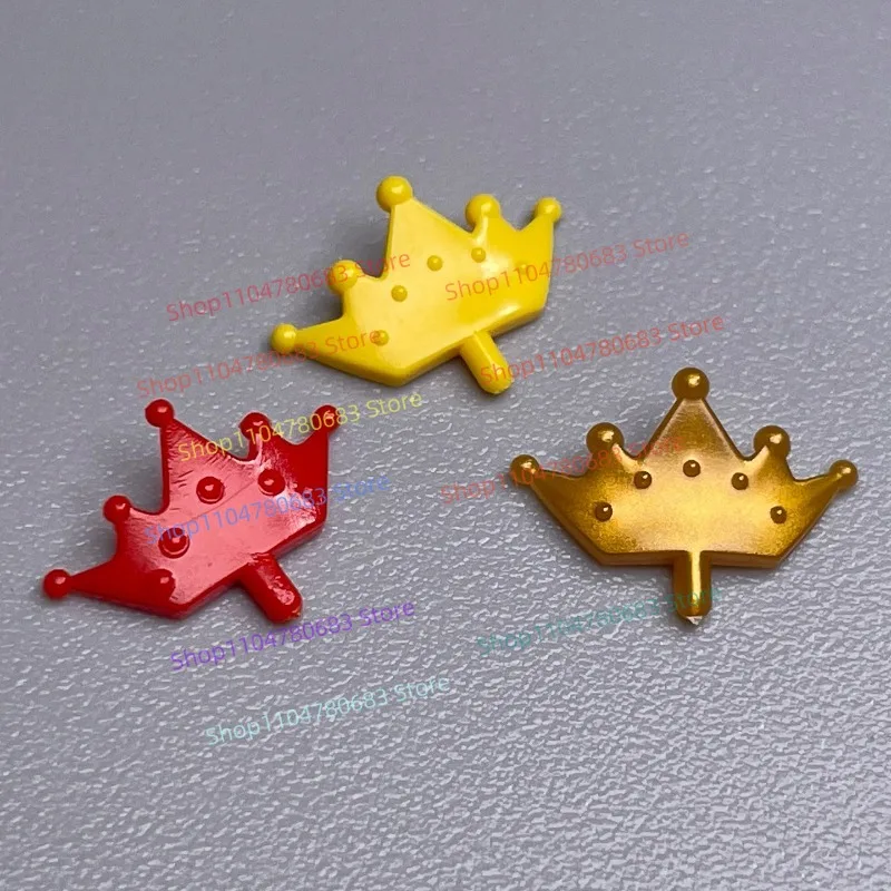 New MOC Mini Figures Accessories, Crown, Pearl Golden Headwear Decorations, Building Toy, Collectible, Ornament, Holiday Gift