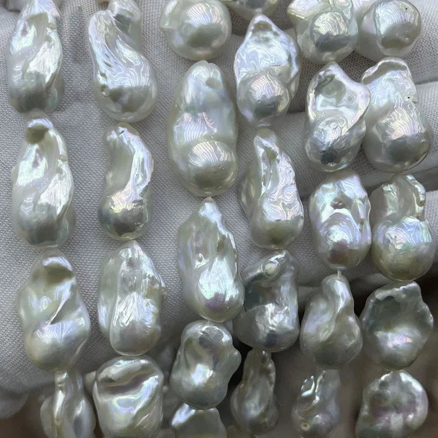 Natural Pearl 13-14mm baroque pearl strands loose pearls beads women lady jewelry DIY