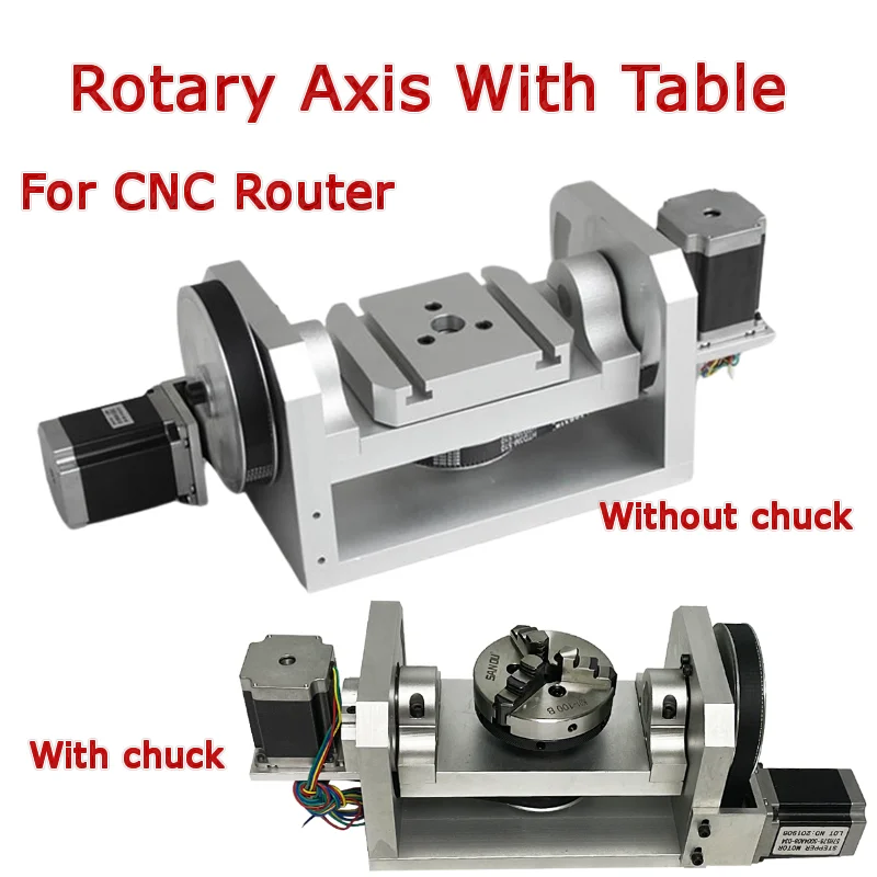 CNC 4th 5th Axis Rotary Axis With Table For CNC Router