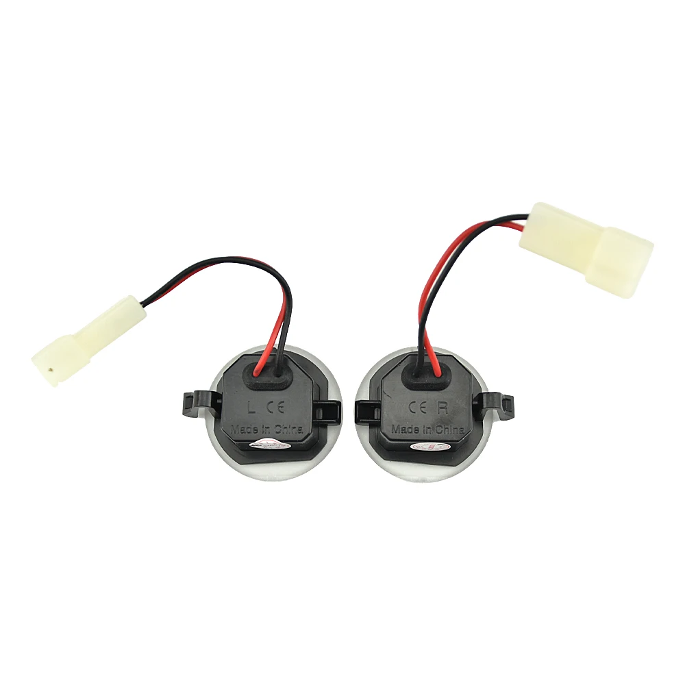 2x LED Under Side Mirror Puddle Light For Buick LaCrosse Cadillac Escalade Chevrolet Silverado Suburban Tahoe GMC Sierra Yukon