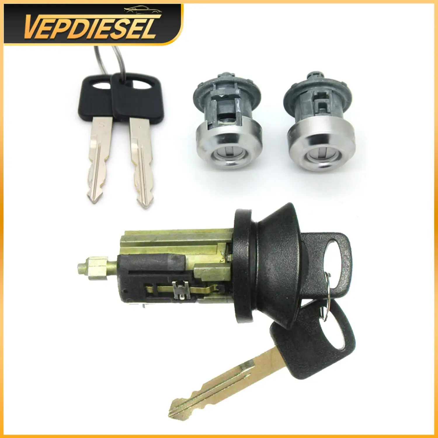 

3PCS Ignition Switch Door Lock Cylinder Set 707624 703362 for Ford F-250 F-250Super Duty 05-07 Professional Car Replacement Part