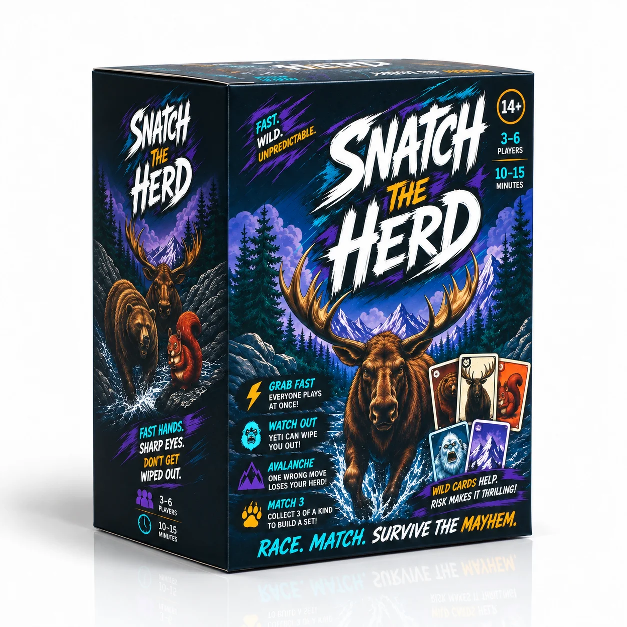 SNATCH THE HERD Fast Paced Mat - Party Games Night ulasan dan harga
