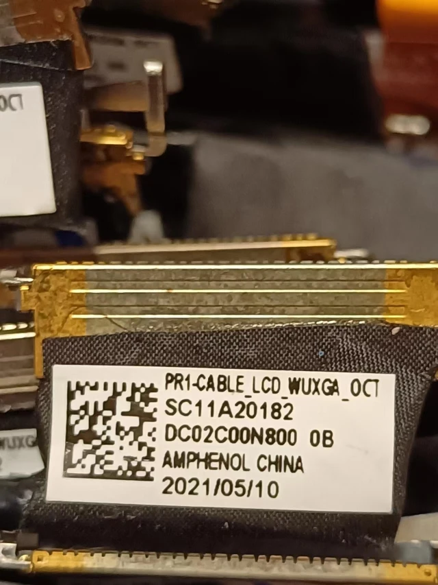 لكابل شاشة Thinkpad X1 Carbon 9TH 21، كابل الكاميرا DC02C00N800 N600