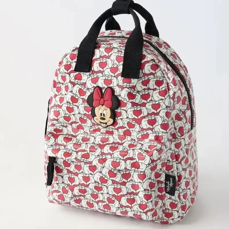 

Cute Minnie Mouse Print Backpack Perfect for School and Festive Occasions Ideal Birthday Gift Christmas Halloween Gift