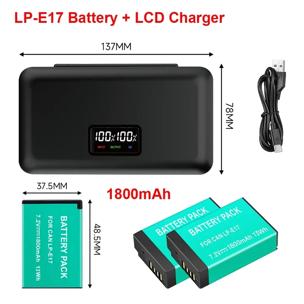 LP-E17 Lp E17 Batte… - image