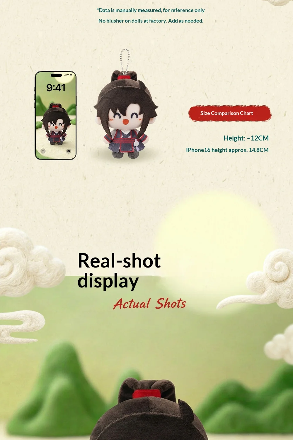 Original Mo Dao Zu Shi Yun Shen Yi Meng Mini Chibi Blind Box Taschenanhänger Schlüsselanhänger Wei Wuxian Q-Version Puppe Anime-Zubehör Spielzeug – Detail 12