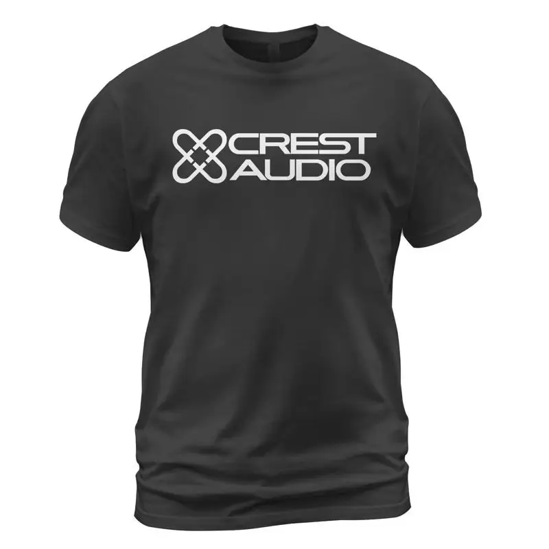 Crest Audio Systems Logo T Shirt Made In Usa Size S 5Xl