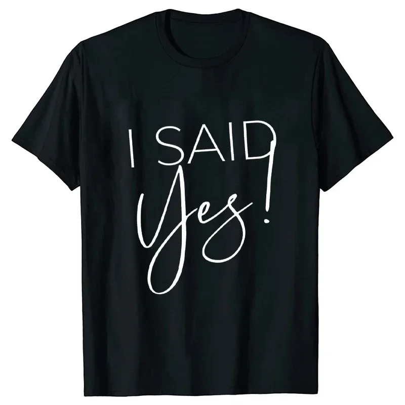 Friends Bachelorette Party Tees I Said Yes We Said Vegas T Shirt Honeymoon Wedding Party Tshirt Bridal Shower Bridesmaid Tops