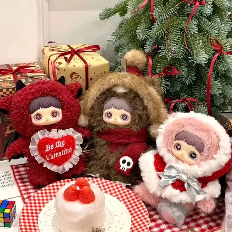 

Maymei Winter Whimsy Mystery Box Cute Vinyl Dolls & Figurines Collectible Blind Box Exquisite Christmas Birthday Gift