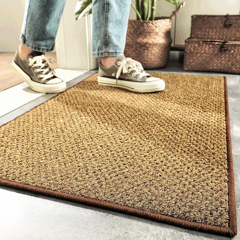 

Polypropylene fiber door mat Anti slip and water absorption carpets Balcony,Entrance wear resistant Cleaning the soles of shoes