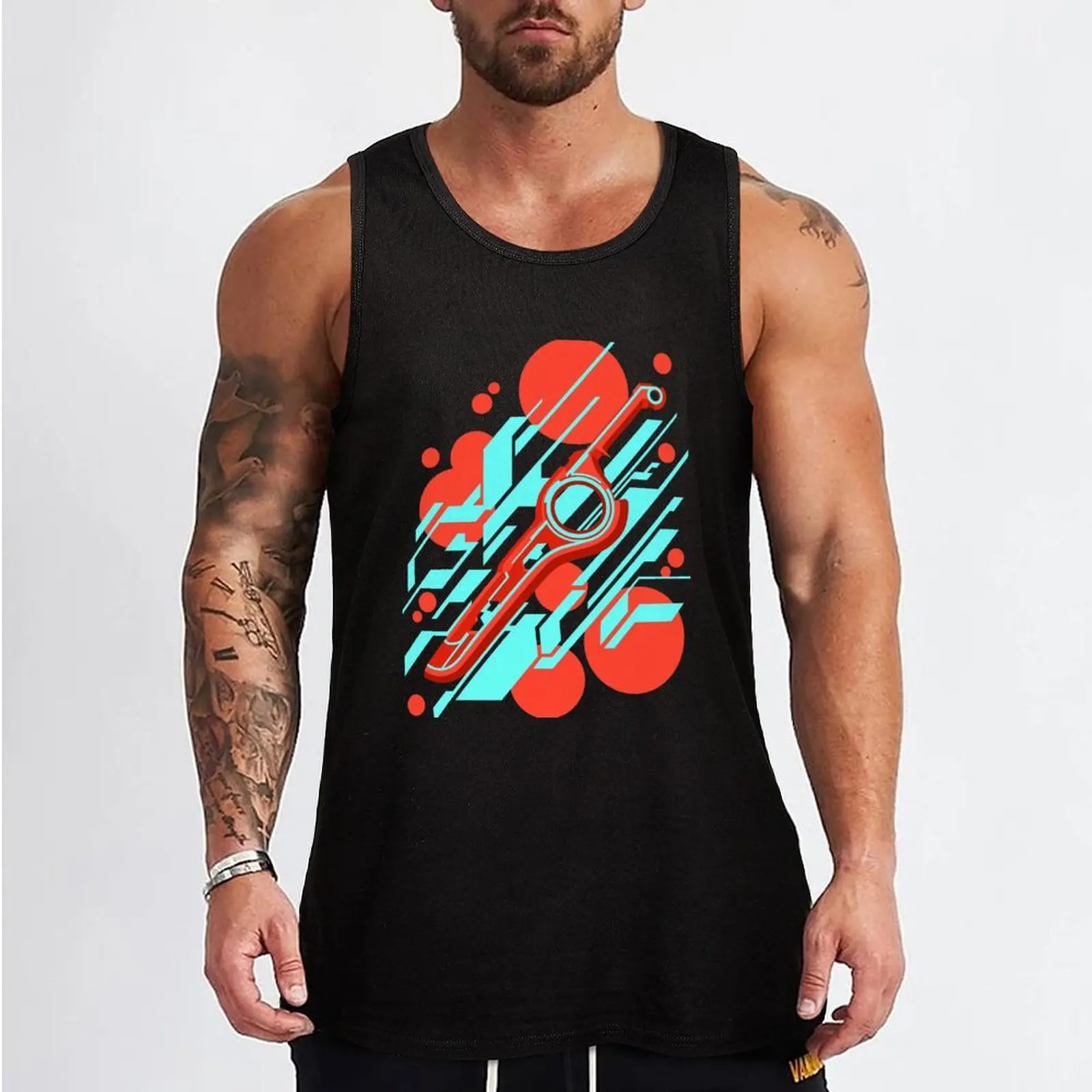 Monado Abstract Tank Top gym shirt man Man summer clothes Gym clothes