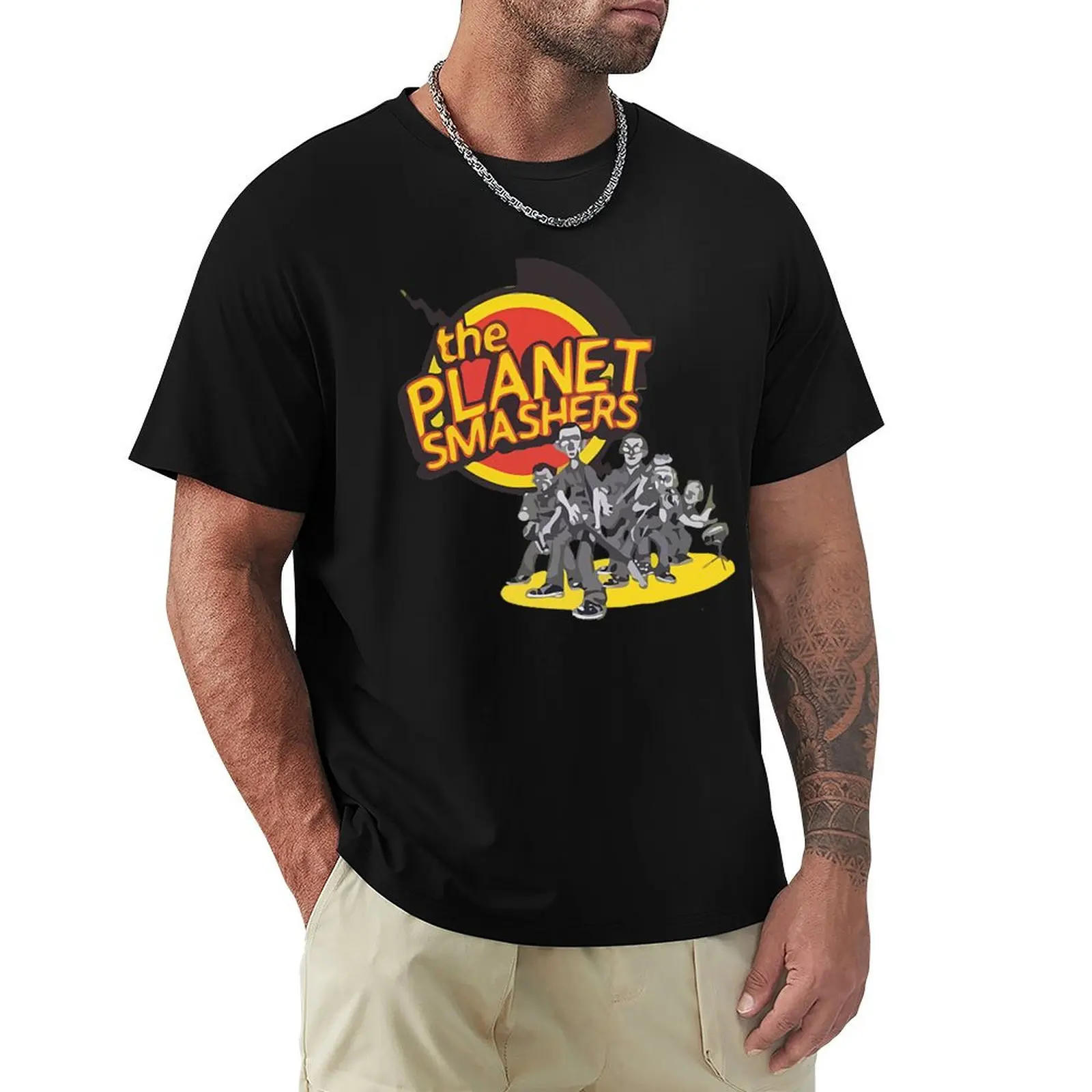 

The Ska Planet T-Shirt Regular Fit Plain Tee Shirt