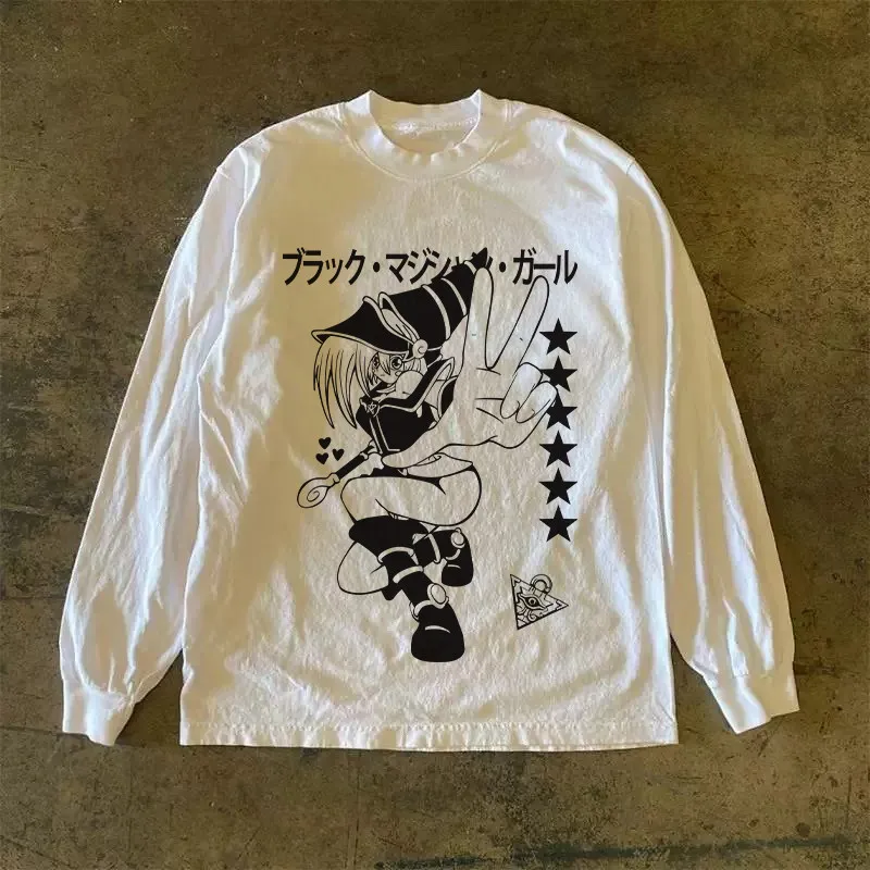 Heavyweight 310g Pure Cotton Long Sleeve T-Shirt American Retro Oversize Streetwear Versatile Comfortable Fit for Men And Women