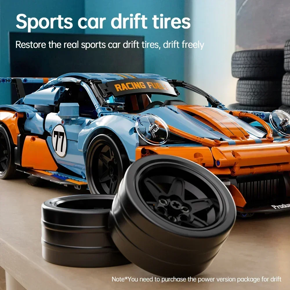 1:14 Building Blocks Car Set Construction Toy,Design Collectable Model Car Building Kit Scale Sport Car for Children Adult Gifts