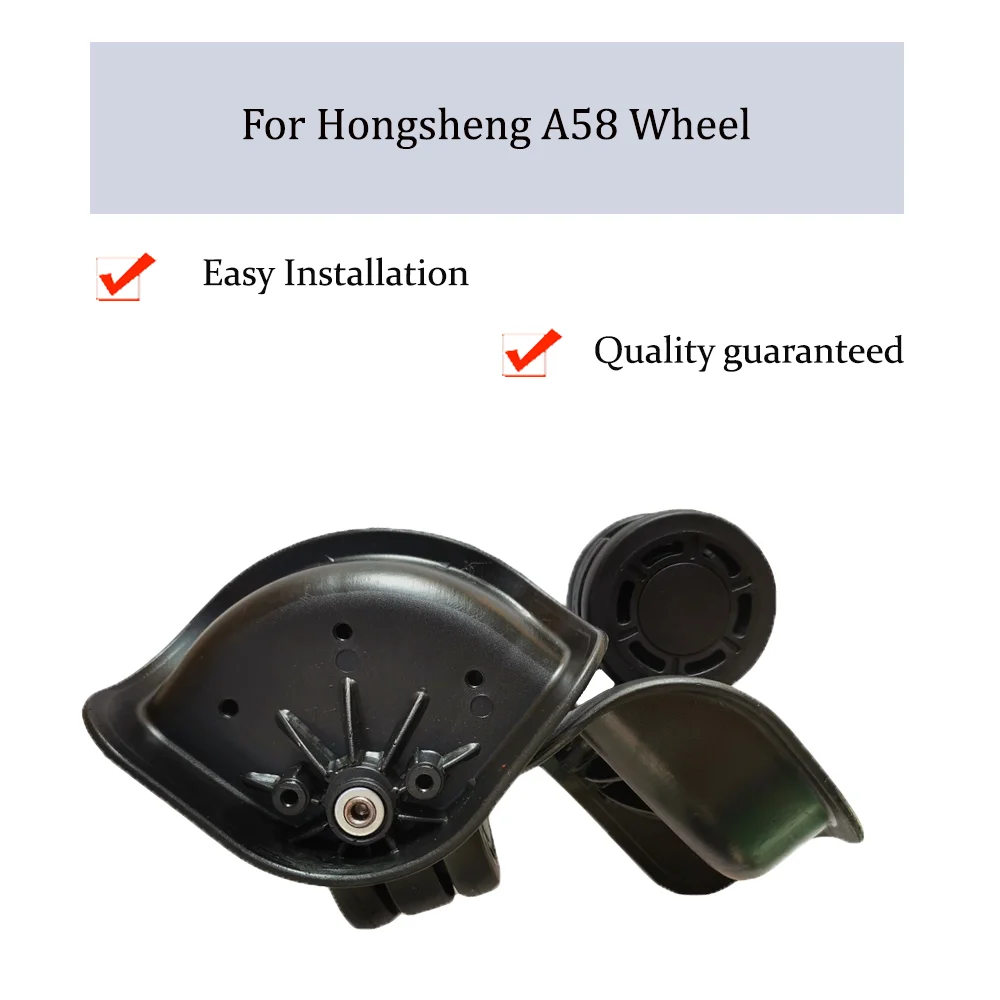 

For Hongsheng A58 Nylon Luggage Wheel Trolley Case Wheel Pulley Sliding Casters Universal Wheel Repair Slient Wear-resistant