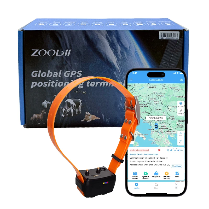 Special WiFi Waterproof GPS Dog Tracking Collar 1-Year Warranty GPRS GSM LBS AGPS Technology PC Android App Historical Track