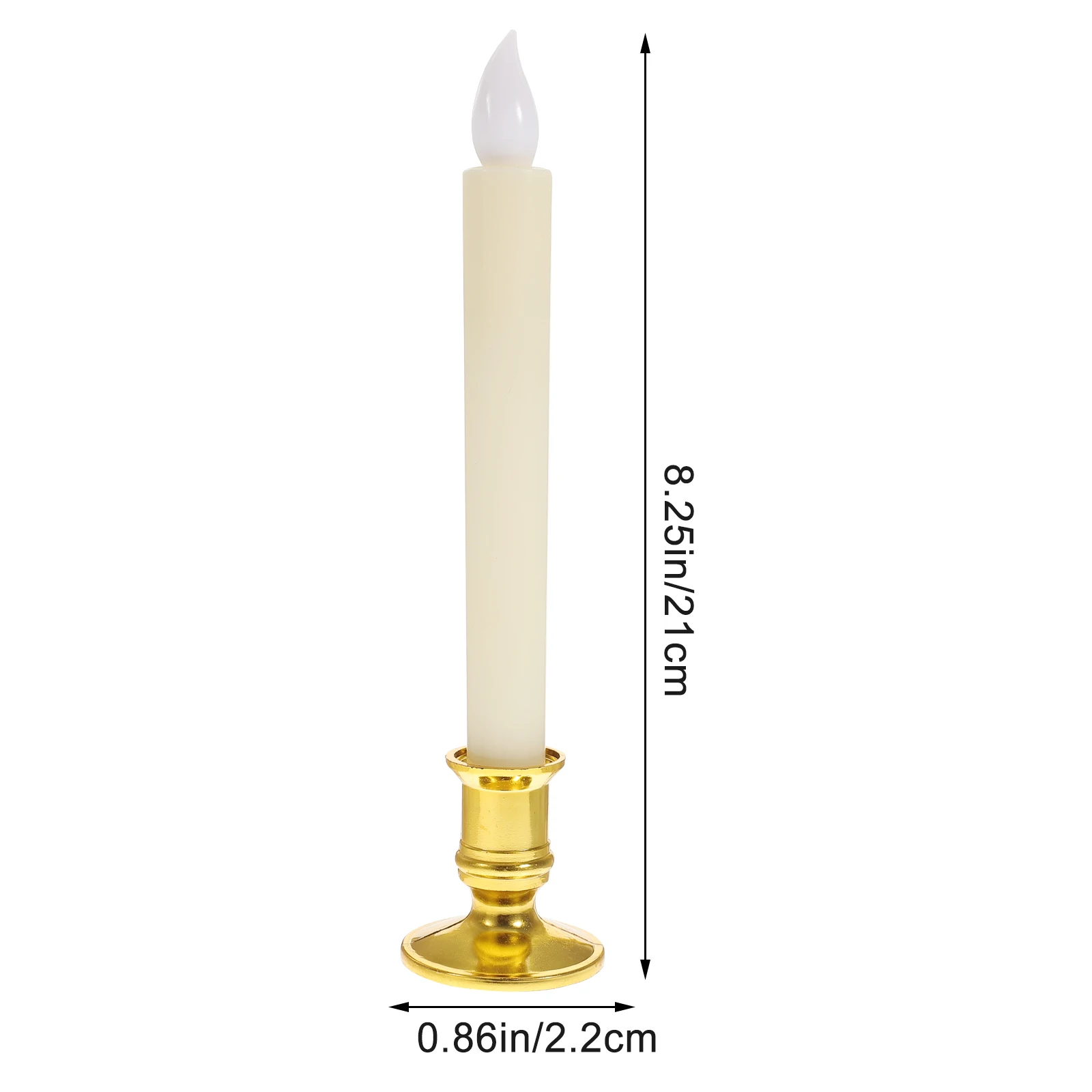 Imagem -06 - Operado Led Flameless Candles Warm Wick Light Tealight Casamento Decorações de Natal Outdoor Gold Base