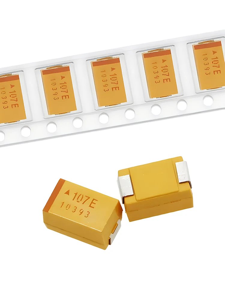 2pcs 7343 SMT Tantalum Capacitor E-type 10V/16V/25V/35V/50V 10UF/106K 47UF/476K 68UF/686K 100UF/107M 220 330 470UF