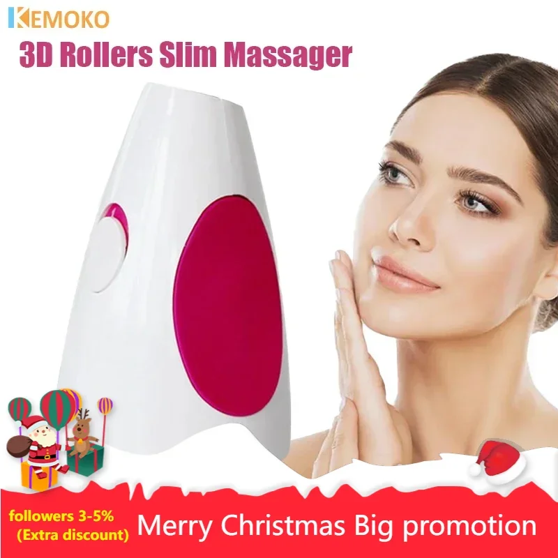 Electric Cellulite Massager Body Slimming Massager Relax Massage 3D Roller Massage Rotating Facial Skin Tightening Health Care