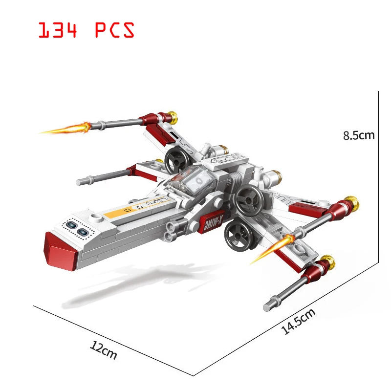 MOC X WING Fighter Building Blocks Kit Bricks Classic Creative Assembling Educational Kids Toys Boys For Children Gift