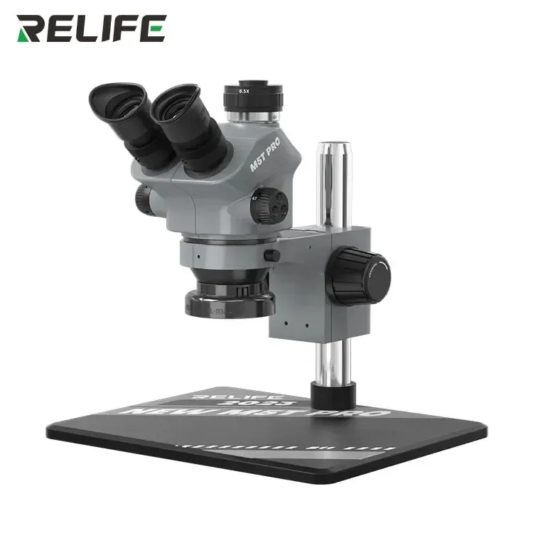 RELIFE RL-M5T Pro-B11 Trinocular HD Microscope(large-size aluminum alloy base) For Mobile Phone Repair