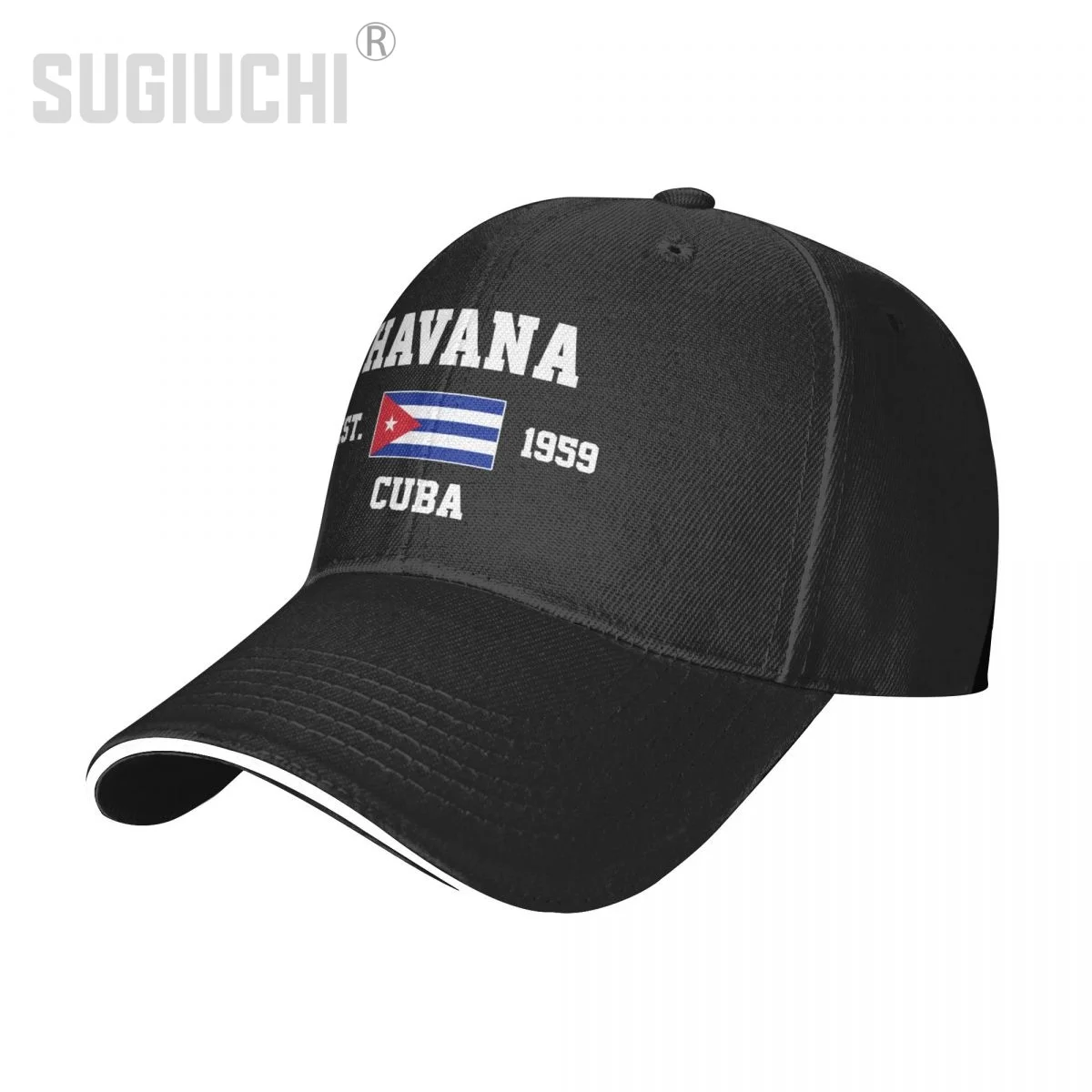 Baseball Cap Cuba EST.1959 Havana Capital Men Women Unisex Hip Hop Sandwich Caps Snapback Golf Hat Fishing