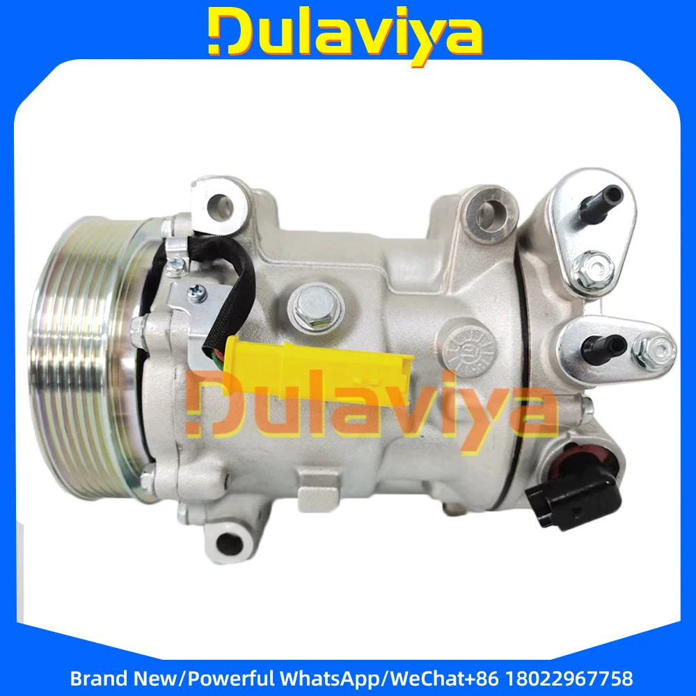 SD7C16 Car AC Compressor for CITROEN II III  PEUGEOT 607 407  1.6 1.8  2.0 2004-2009 9648138980 9654764280 9656574080 9660555380