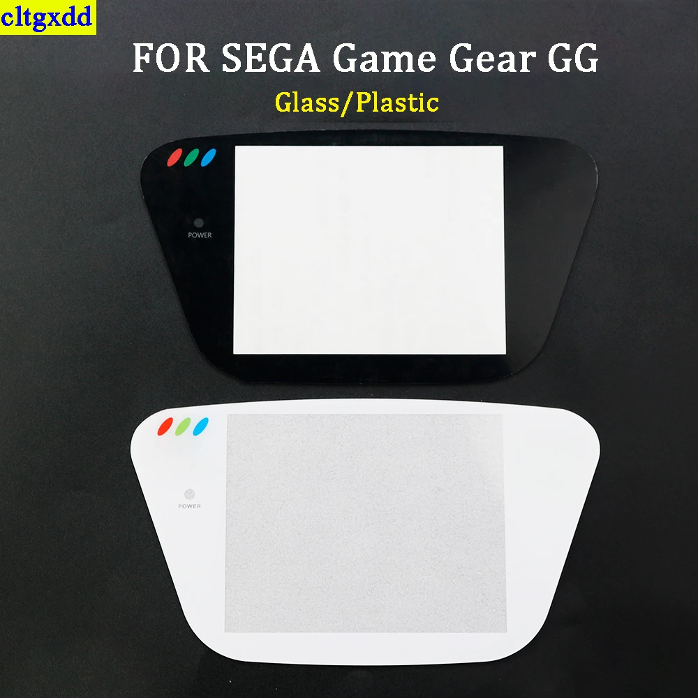 Cltgxdd 1piece FOR Sega Game Console Equipment Plastic Glass Screen Protector Lens Protector Cover Lens Panel Replacement