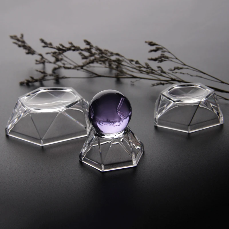 

5PCS Fashion Durable Boutique Acrylic Display Stand glass ball stand sphere holder