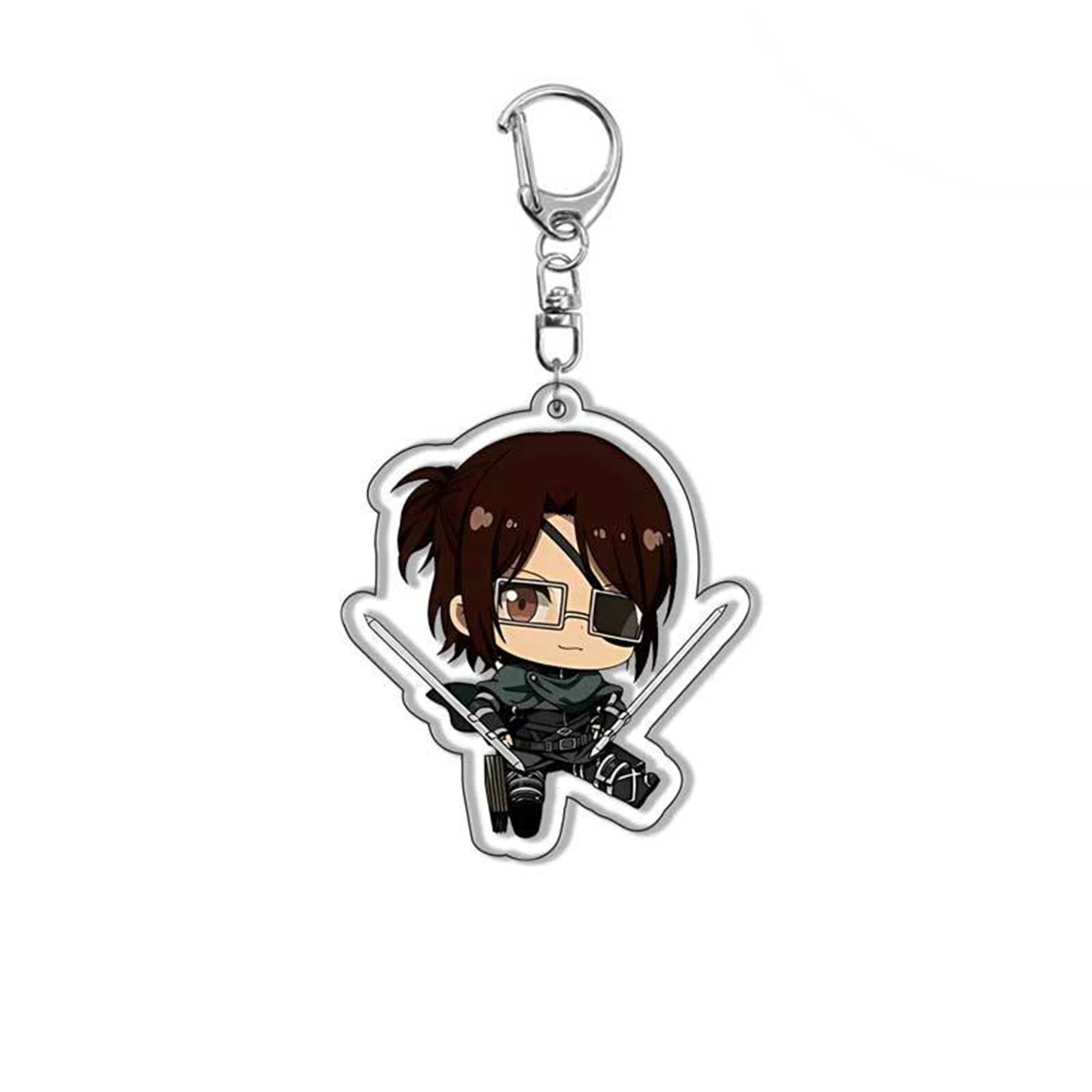 Anime Acrylic Keychain Eren Yeager y2k Cartoon Character Pendant, Suitable for Bags and Keys,cosplay gifts Perfect Gift for Fans