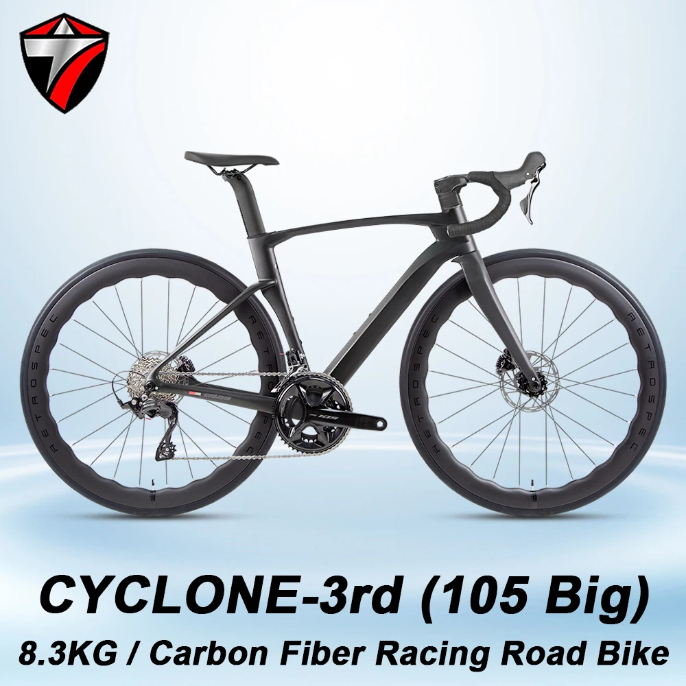 

Велосипед TWITTER CYCLONE 3-го поколения из карбонового волокна для мужчин и женщин, R7120, 24 скорости, полностью гидравлические дисковые тормоза, вес 8,3 кг, легкий.