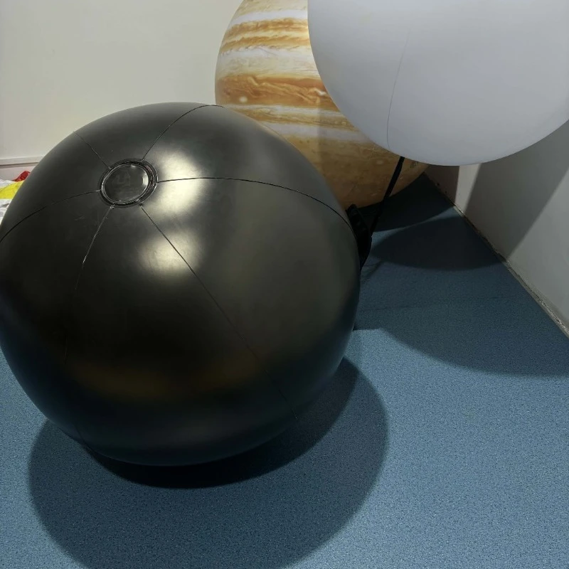 

Customized advertising giant inflatable black ball logo outdoor