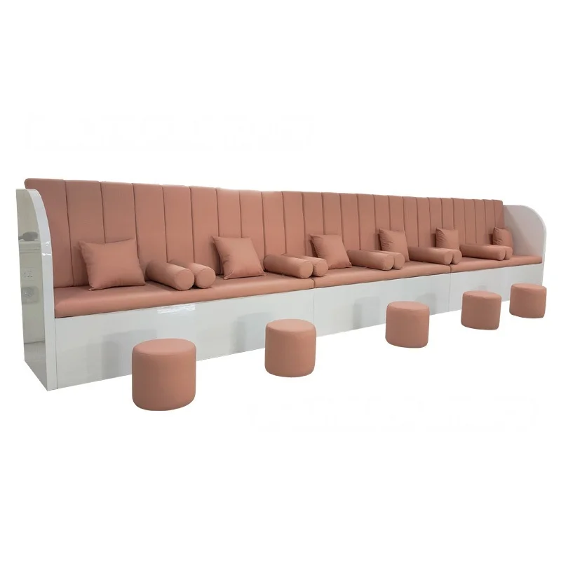 * Luxury Multi-Seat Modular Foot Spa Booths Pedicure Chairs & Foot Care Stations for Foot Bath