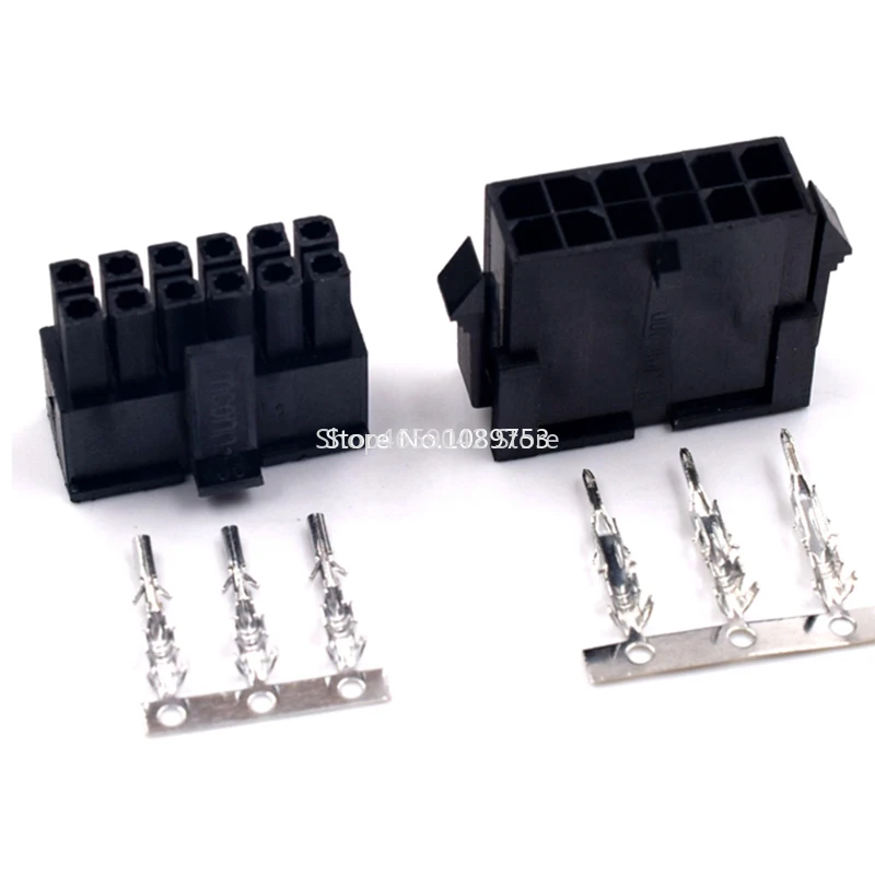 5sets Micro-Fit 3.0 MM Receptacle Housing + Plug Shell Panel Mount Ear + Male Female Crimp Terminal MX3.0 2*1/2/3/4/5/6/7/8/10P