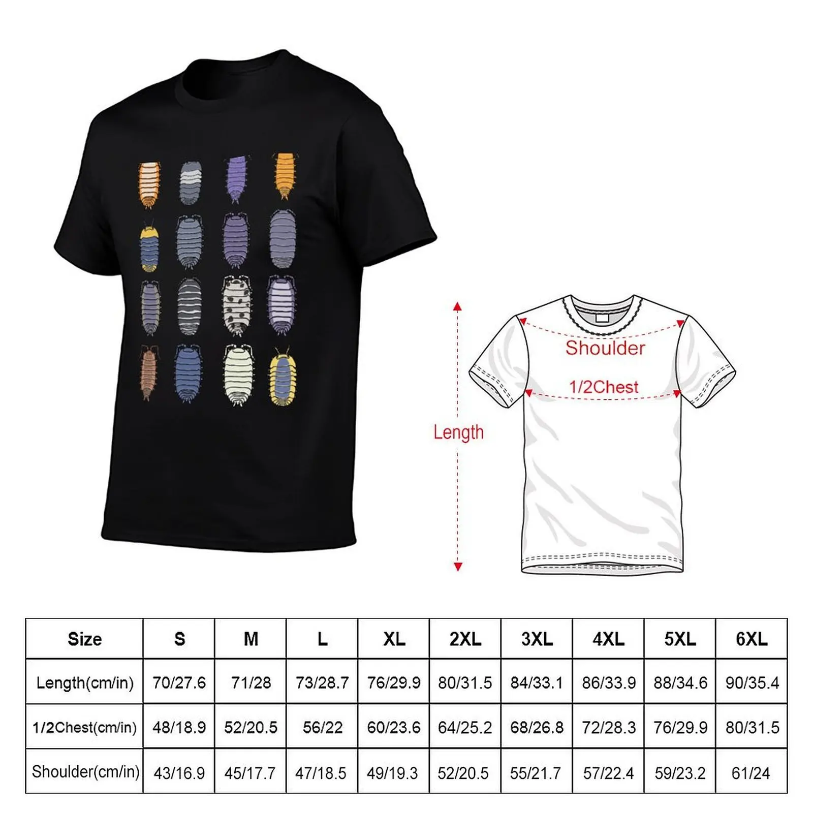 Isopods T-Shirt t shirt man plain t shirts designer T-Shirt