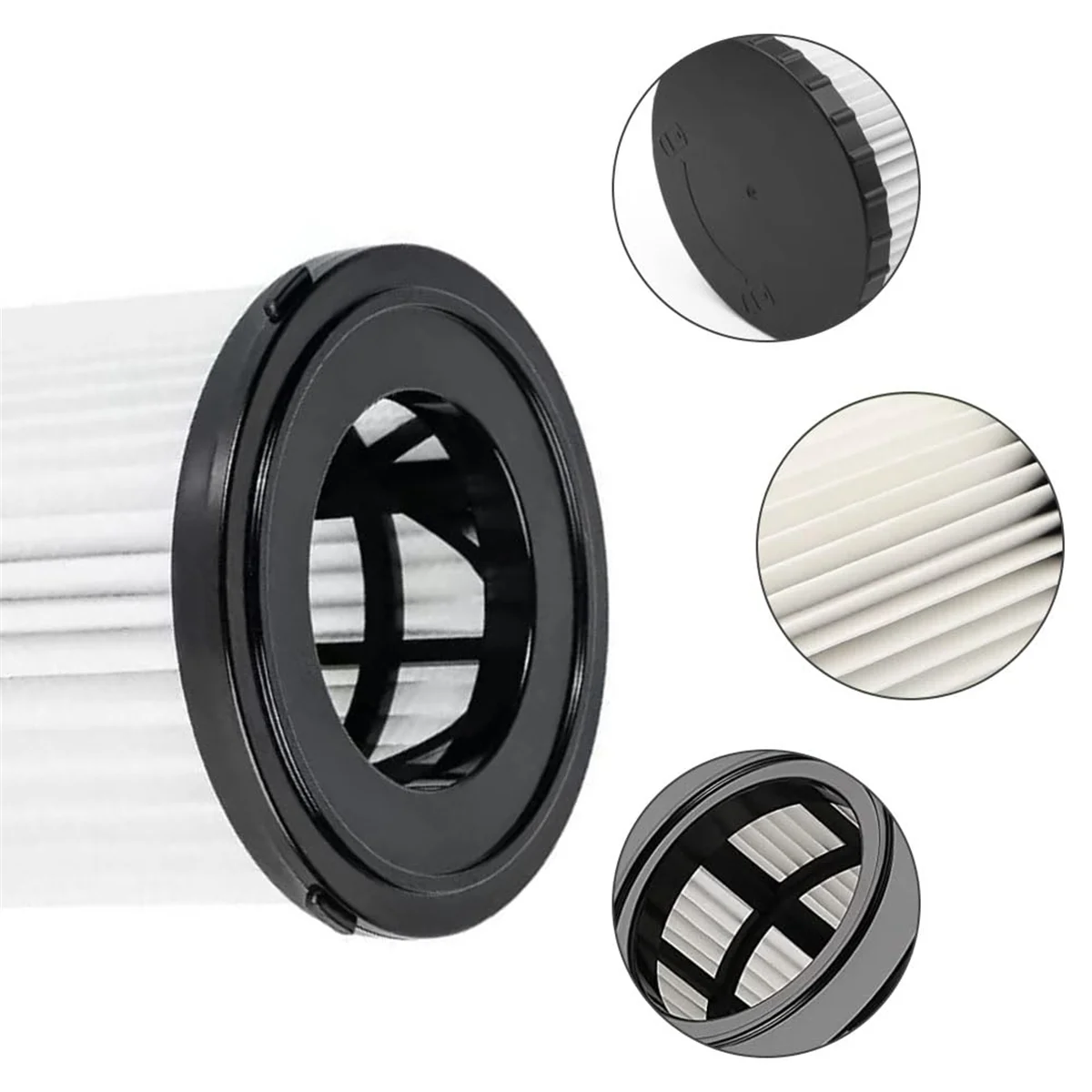 Filtro de repuesto para aspiradora Hepa de 2 piezas, para DCV580, DCV581H, DCV5801H, húmedo/Seco, lavable y reutilizable